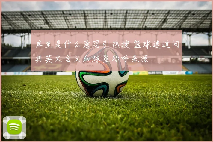 库里是什么意思引热搜 篮球迷追问其英文含义和球星称呼来源